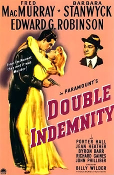 "Double Indemnity" -- poster