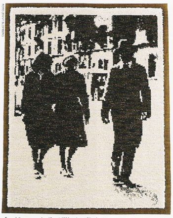 Jenny Blomberg: "Strandvägspromenaden 18 maj 1930" (efter samtida fotografi)