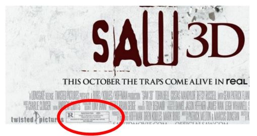 "Saw 3D" movie poster